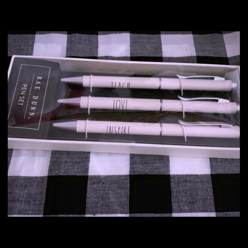 Rae Dunn 3 piece pen set